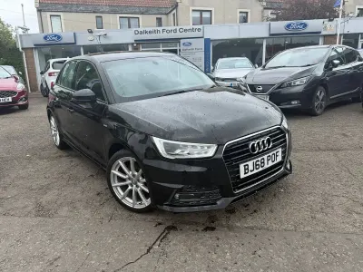 Used Audi A1 Sportback S-Line 125 HP (91 kW) 2018 Black Hatchback