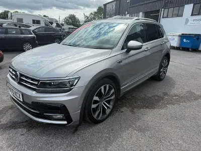 Used VW Tiguan R-line 150 HP (110 kW) 2020 Silver SUV