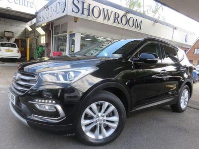 Begagnad Hyundai Santa Fe Premium 200 HK (147 kW) 2017 Svart SUV