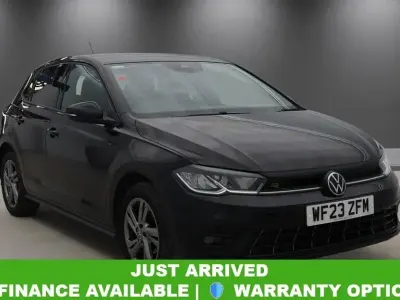 Used VW Polo R-line 95 HP (69 kW) 2023 Black Hatchback