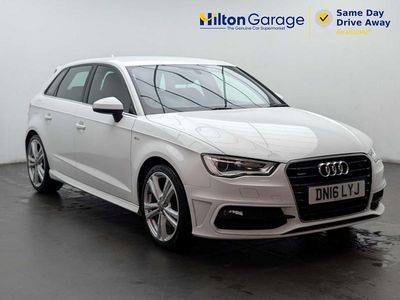 Used Audi A3 Sportback S-Line 184 HP (135 kW) 2016 White Hatchback