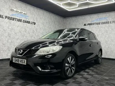 Used Nissan Pulsar Tekna 116 HP (85 kW) 2017 Black Hatchback