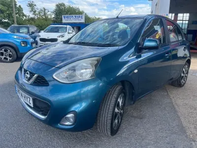 Used Nissan Micra Tekna 2014 Blue Hatchback