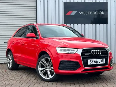 Używany Audi Q3 S-line plus 150 KM (110 kW) 2017 Czerwony SUV