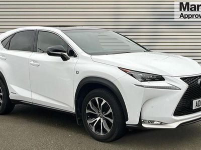 White Used 2017 Lexus NX300h Sport Line SUV | £19,298 (Fair price)