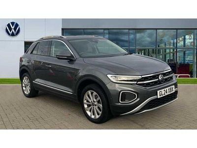 Indium grey metallic Used 2024 VW T-Roc Style SUV | £22,710 (Fair price)