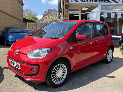 Begagnad VW up! high up! 75 HK (55 kW) 2014 Röd Halvkombi