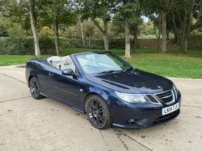 Used Saab 9-3 Cabriolet Linear 2014 Blue Cabriolet