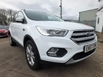 Used Ford Kuga Titanium 150 HP (110 kW) 2017 White SUV