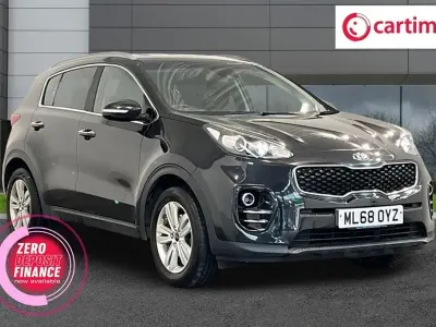 Używany Kia Sportage 114 KM (83 kW) 2018 Czarny SUV