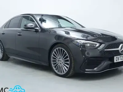 Usado Mercedes C200 AMG Line Premium 204 CV (150 kW) 2022 Gris Berlina
