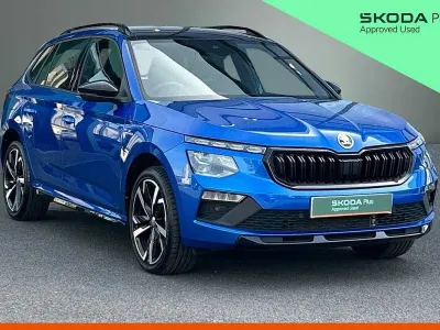 Used Skoda Kamiq Monte Carlo 113 HP (83 kW) 2024 Race blue metallic SUV