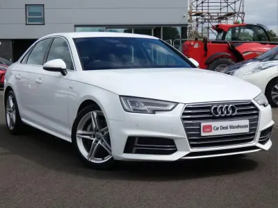 Used Audi A4 S-Line 187 HP (137 kW) 2017 White Sedan