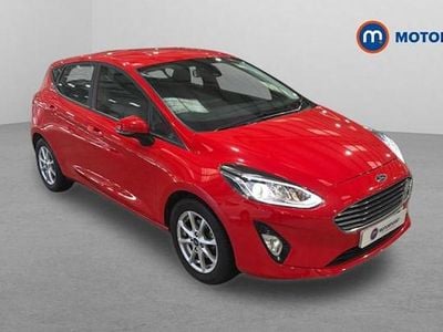 Used Ford Fiesta Zetec 101 HP (74 kW) 2019 Red Hatchback