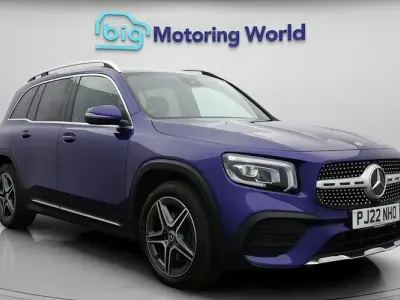 Used Mercedes GLB200 AMG line 163 HP (119 kW) 2022 Blue SUV