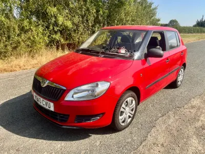 Used Skoda Fabia 2010 Red Hatchback