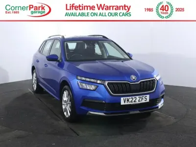 Usado Skoda Kamiq SE 110 HP (80 kW) 2022 Azul SUV