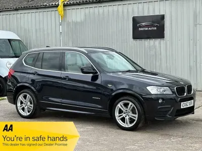 Begagnad BMW X3 M Sport 184 HK (135 kW) 2012 Svart SUV