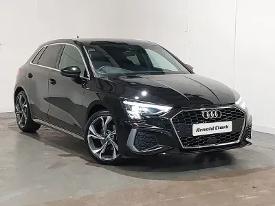 Used Audi A3 S-Line 110 HP (80 kW) 2023 Black Sedan