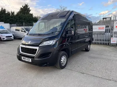 Used Peugeot Boxer 130 HP (95 kW) 2019 Black Van