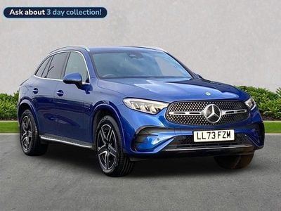 Blue Used 2023 Mercedes GLC300e AMG line Estate | £35,313 (A bit pricey)