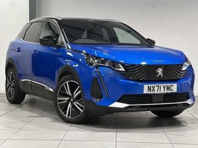 Blue Used 2021 Peugeot 3008 Premium Hatchback | £17,000 (Fair price)