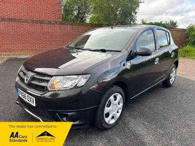 Used Dacia Sandero Ambiance 75 HP (55 kW) 2016 Black Hatchback