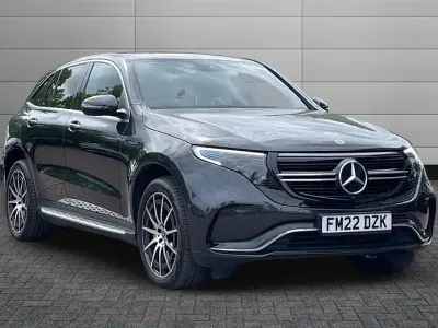 Usado Mercedes EQC400 AMG line 300 kW (408 CV) 2022 Gris SUV