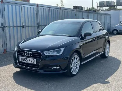 Used Audi A1 Sportback S-Line 116 HP (85 kW) 2015 Black Hatchback