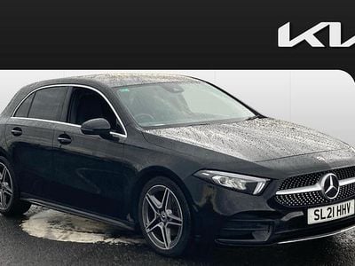 Black Used 2021 Mercedes A180 AMG line Hatchback | £17,586 (Good price)