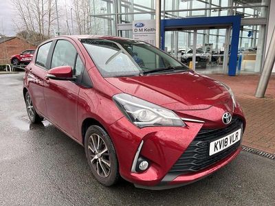 Used Toyota Yaris 2018 Red Hatchback