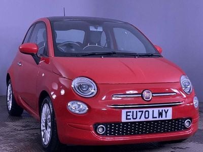 Red Used 2020 Fiat 500 Lounge Hatchback | £8,999 (Fair price)