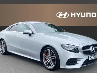 Used Mercedes E300 AMG Line Premium 245 HP (180 kW) 2020 Silver Coupe
