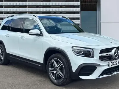 Second-hand Mercedes GLB200 AMG Line Premium Plus 163 CP (119 kW) 2022 Alb SUV