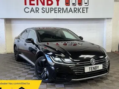 Used VW Arteon R-line 190 HP (139 kW) 2019 Black Hatchback