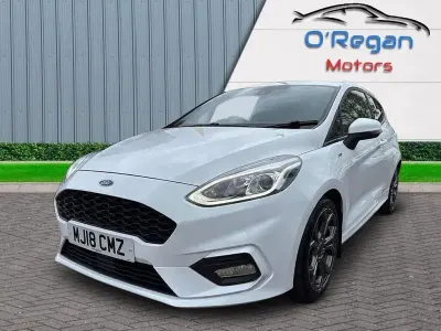 Used Ford Fiesta Titanium 2018 White Hatchback