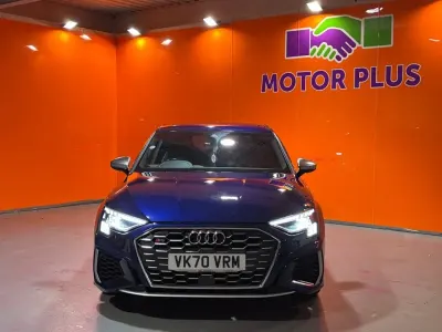 Used Audi S3 Sportback Advanced 310 HP (228 kW) 2020 Blue Hatchback