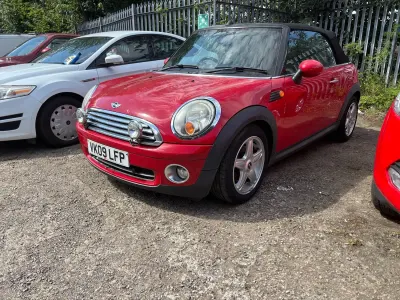 Used Mini Cooper Cabriolet 2009 Red Cabriolet