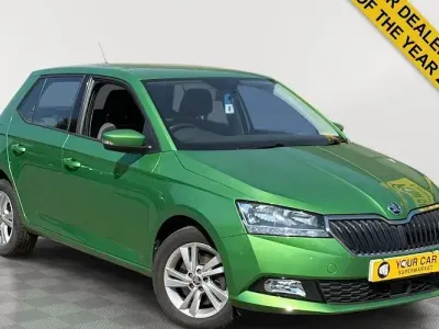 Used Skoda Fabia SE 110 HP (80 kW) 2019 Green Hatchback