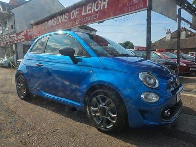 Used Fiat 500 S 69 HP (50 kW) 2016 Blue Hatchback