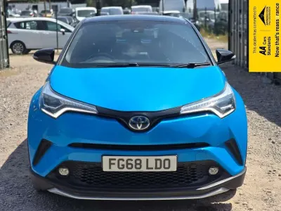 Used Toyota C-HR 122 HP (89 kW) 2018 Blue/black SUV