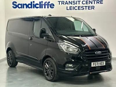 Used Ford Transit Custom Sport 185 HP (136 kW) 2021 Black Van