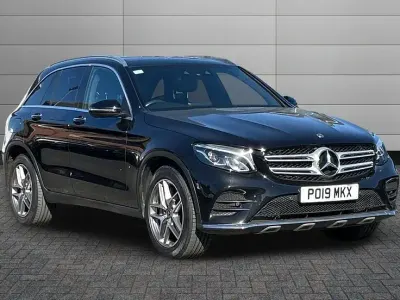 Used Mercedes GLC220 AMG line 170 HP (125 kW) 2019 Black SUV