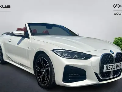 Used BMW 420 Cabriolet M Sport 184 HP (135 kW) 2022 White Cabriolet