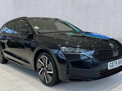New Skoda Octavia SportLine 150 HP (110 kW) 2025 Black magic pearl effect Estate