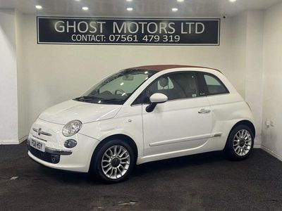 Used Fiat 500 Lounge 2011 White Cabriolet