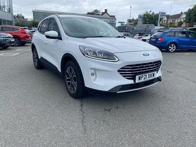 Used Ford Kuga Titanium 2021 Frozen white SUV