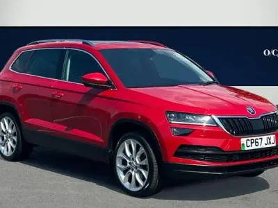 Used Skoda Karoq 150 HP (110 kW) 2018 Red SUV