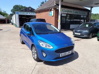 Used Ford Fiesta Trend 95 HP (69 kW) 2020 Blue Hatchback