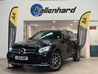 Used Mercedes GLC220 AMG line 170 HP (125 kW) 2018 Black SUV